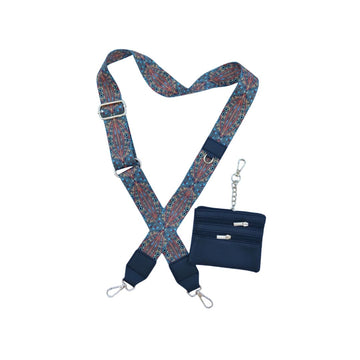 Women’s Crossbody Phone Strap with Zippered Wallet – Adjustable Anti-Loss Lanyard Holder